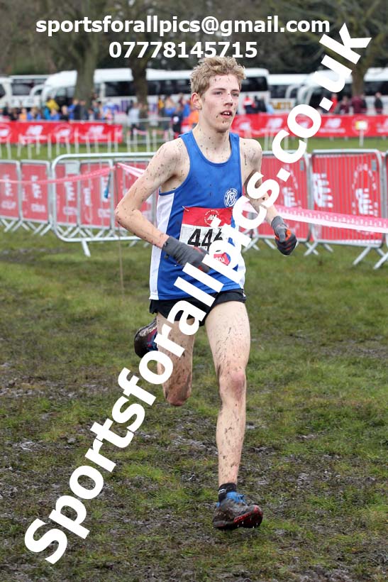 Junior boys, 2020 New Balance English Schools Champs., Sefton Park, Liverpool. Photo: David T. Hewitson/Sports for All Pics